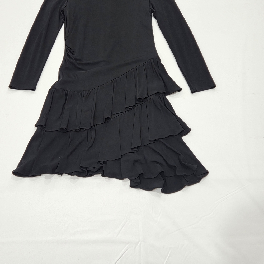 Shoshanna Midnight Tiered Drop Waist Dress Size 12 - Picture 4 of 9